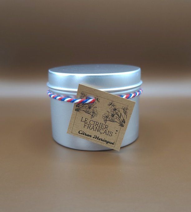 Bougie fouettée Citron meringué 100g